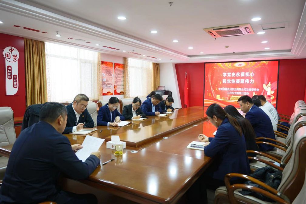【長田黨建】學黨史永葆初心 強黨性凝聚偉力——長田實業(yè)黨支部召開3月份主題黨日會議